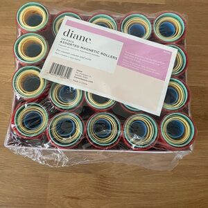 Diane Assorted Magnetic Hair Rollers - Multi-Color